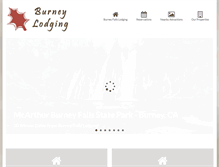 Tablet Screenshot of burneylodging.com